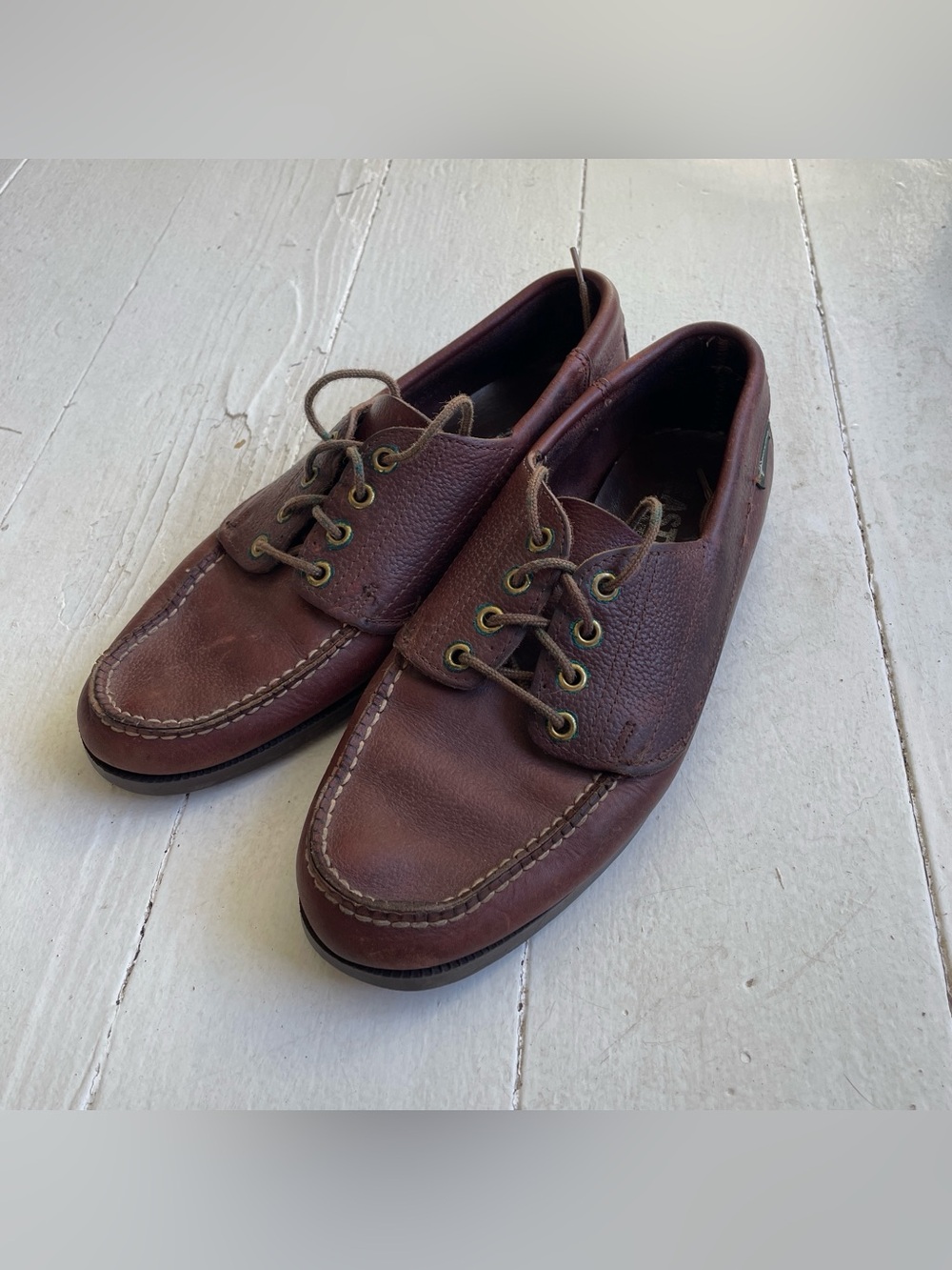 Eastland Falmouth four eyelet camp moc leather shoes